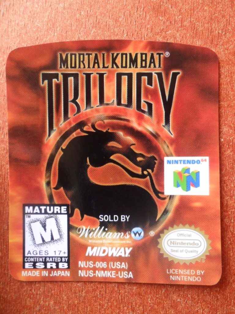 mortal kombat trilogy cheats n64