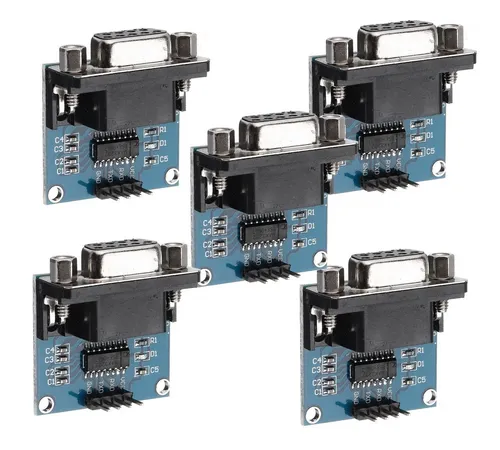 10 Pcs Módulo Conversor Rs232 Ttl Max3232 Serial Db9