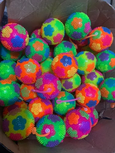10 Pelota Juguete Premio Sin Luz Regalo Fiesta Niño