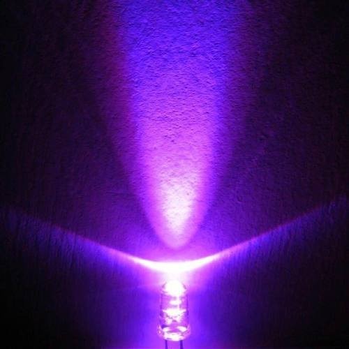 10 X Led Uv Ultravioleta Neon Luz Negra Tuning - R$ 12,00 