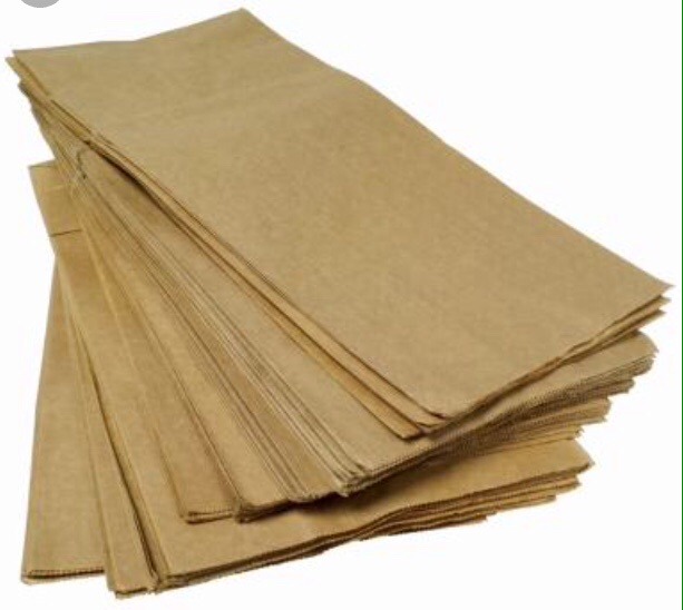 100 bolsas papel estraza o craft color café o blanco 249 00 en