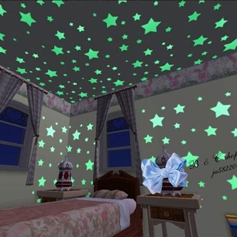 100 Estrelas Fluorescente Decoraç u00e3o Teto Quarto Beb u00ea R$ 31,85 em Mercado Livre Adesivo De Estrela Para Teto ~ 100 Estrelas Fluorescente Decoraç u00e3o Teto Quarto Beb u00ea R$ 31,85 em Mercado Livre