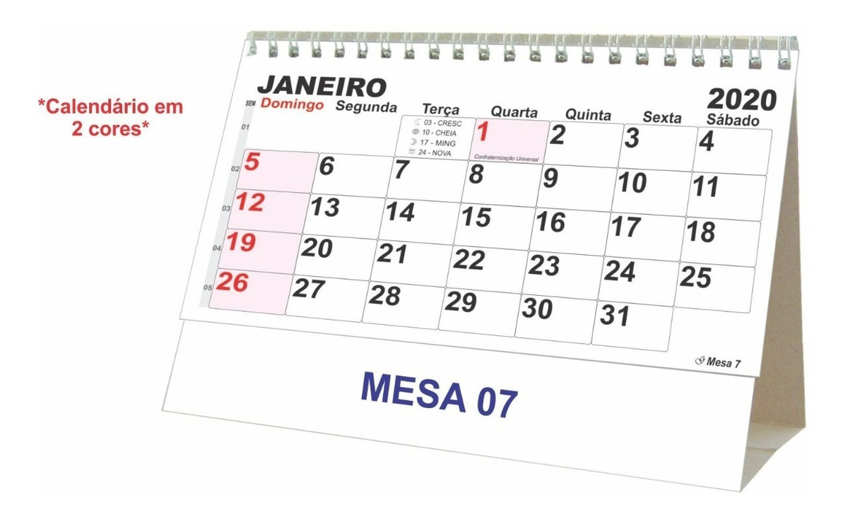 Calendario 2020 de mesa: ¡Imprímelo y organiza tu año! Calendario 2020 de mesa: ¡Imprímelo y organiza tu año!