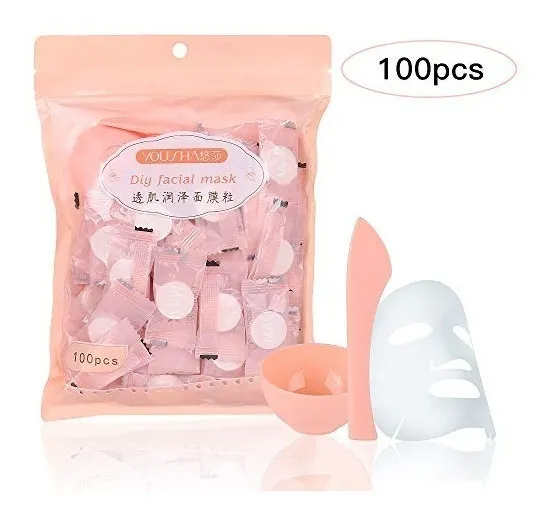 100 Mascaras Faciales Comprimidas Pastillas Descartables Diy 79198 Quieroeso Ya