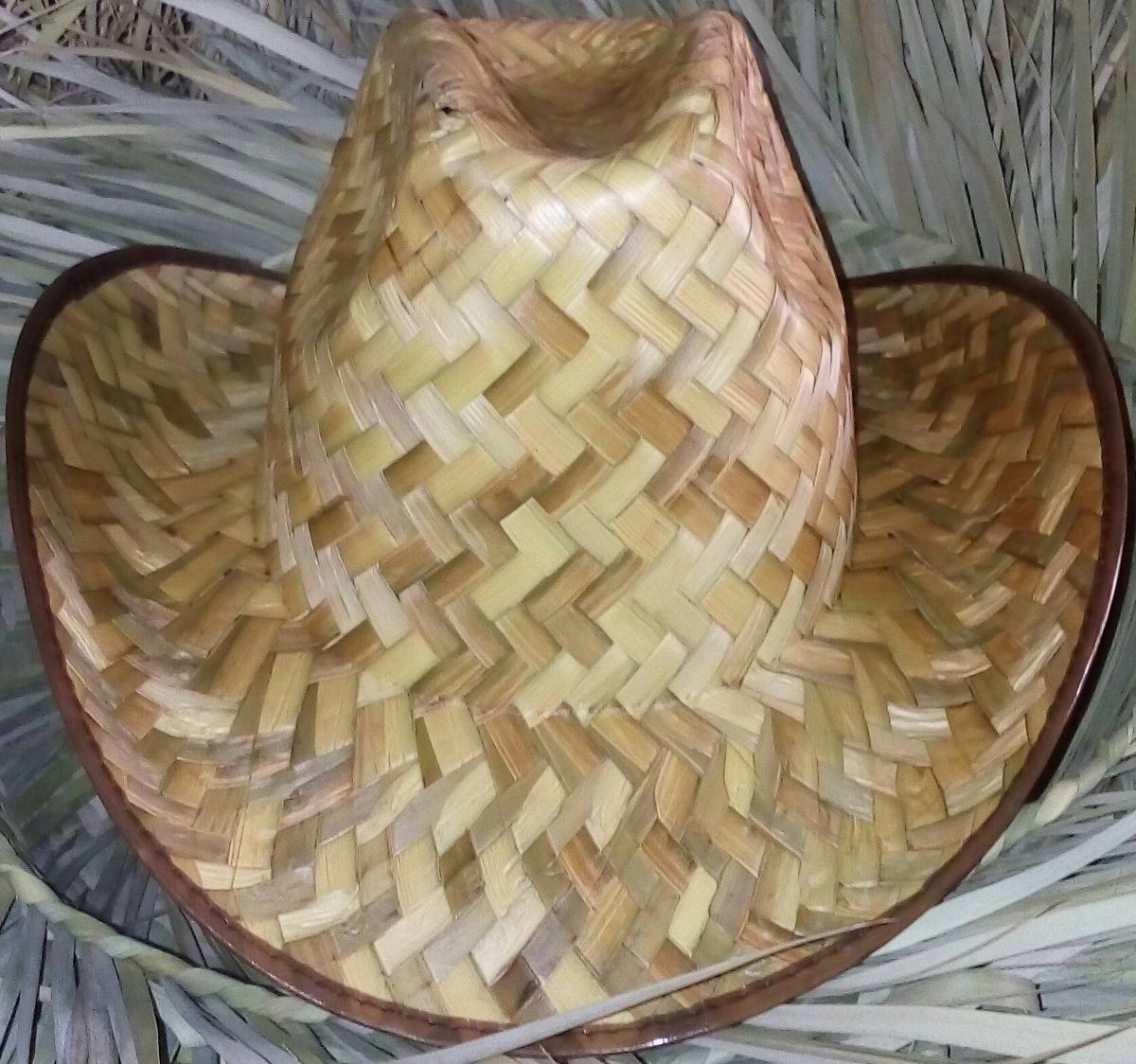 Artesanias Sombreros De Palma 100 Sombrero Vaquero De Palma Niños O Adultos - $ 1,400.00 en Mercado Libre