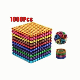 1.000 Peças De Brinquedos Magnéticos Anti-stress Coloridos