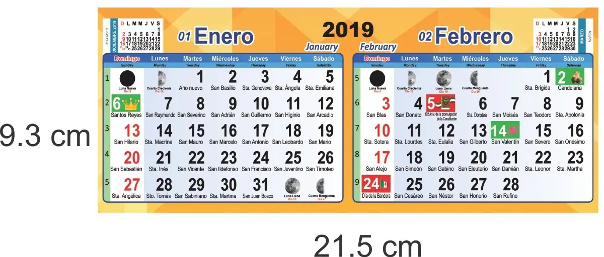 Calendarios bimestrales 2017 Argentina: ¡Imprímelos ya!