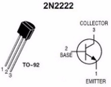 10pcs transistor 2n2222 2n222a npn to 92 0 6a 30v r 2 50 em 2n222a