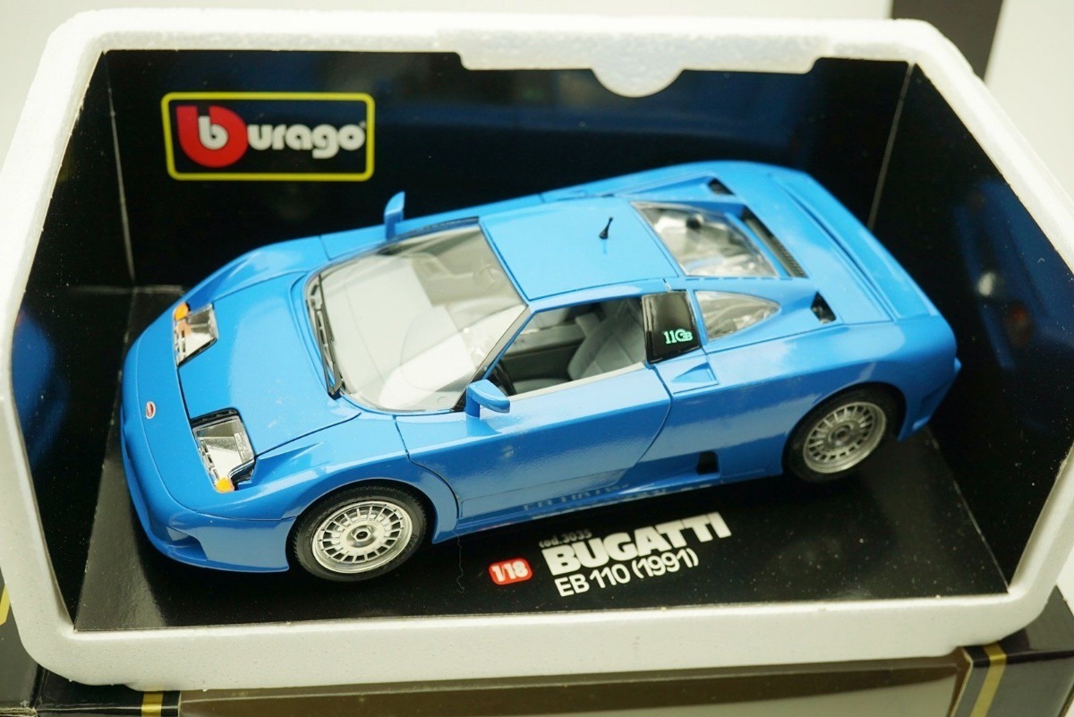 Bburago 1 18 Bugatti Eb110 1:18 Bburago Bugatti Eb 110 Ñ Autoart Senna Veyron F1 Schuco - R$ 167