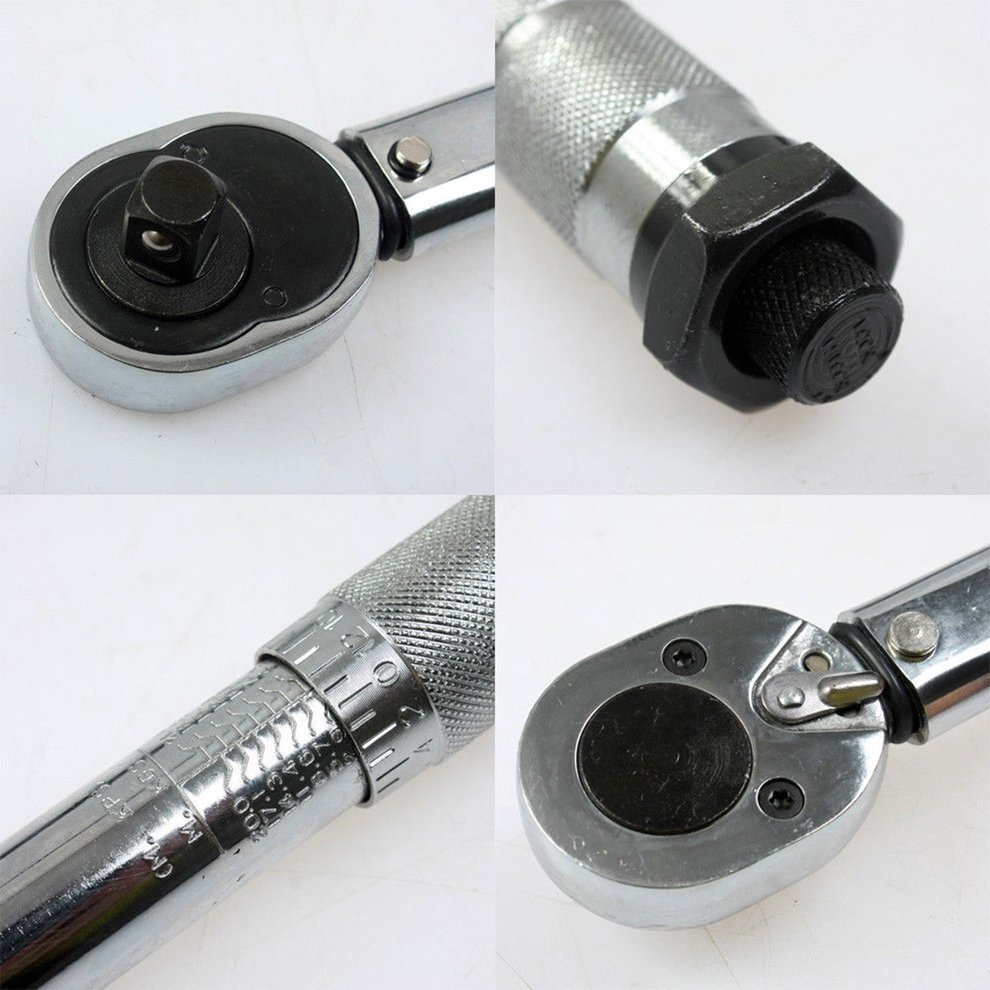 Llave dinamom/étrica 1//2 12,7mm Ajustable 28-210Nm Acero al carbono Vasos 17mm 19mm Llave de torsi/ón