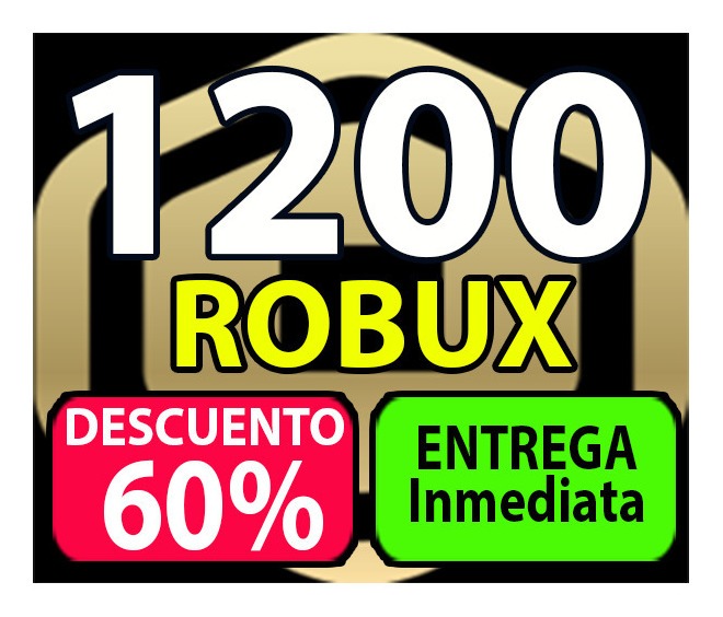 1200 Robux Roblox Garantizado El Mejor Precio 499 00 En Mercado Libre - comprar robux mas baratos