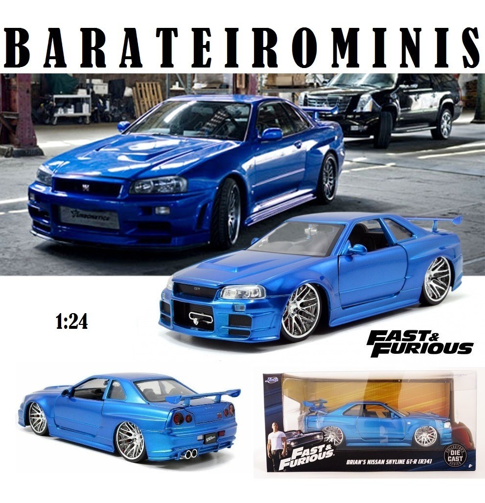 Jada Nissan Skyline Gt R R34 Brian S Blue Fast And Furious 1 24 Edutalky Com Jada Nissan Skyline Gt R R34 Brian S Blue Fast And Furious 1 24 Edutalky Com