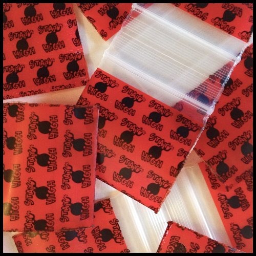 2 x 2/" The Bomb mini ziplock bags 2020 100 Apple Baggies Stay High