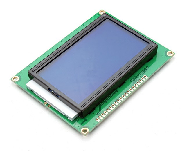 12864 128 X 64 Pantalla LCD Módulo de Fuente del símbolo Gráfica Azul Retroiluminación Para Arduino