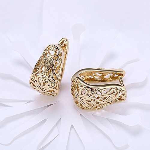 Concha shell pendientes arete 925e real plata dorado ohrhänger Gold os 7