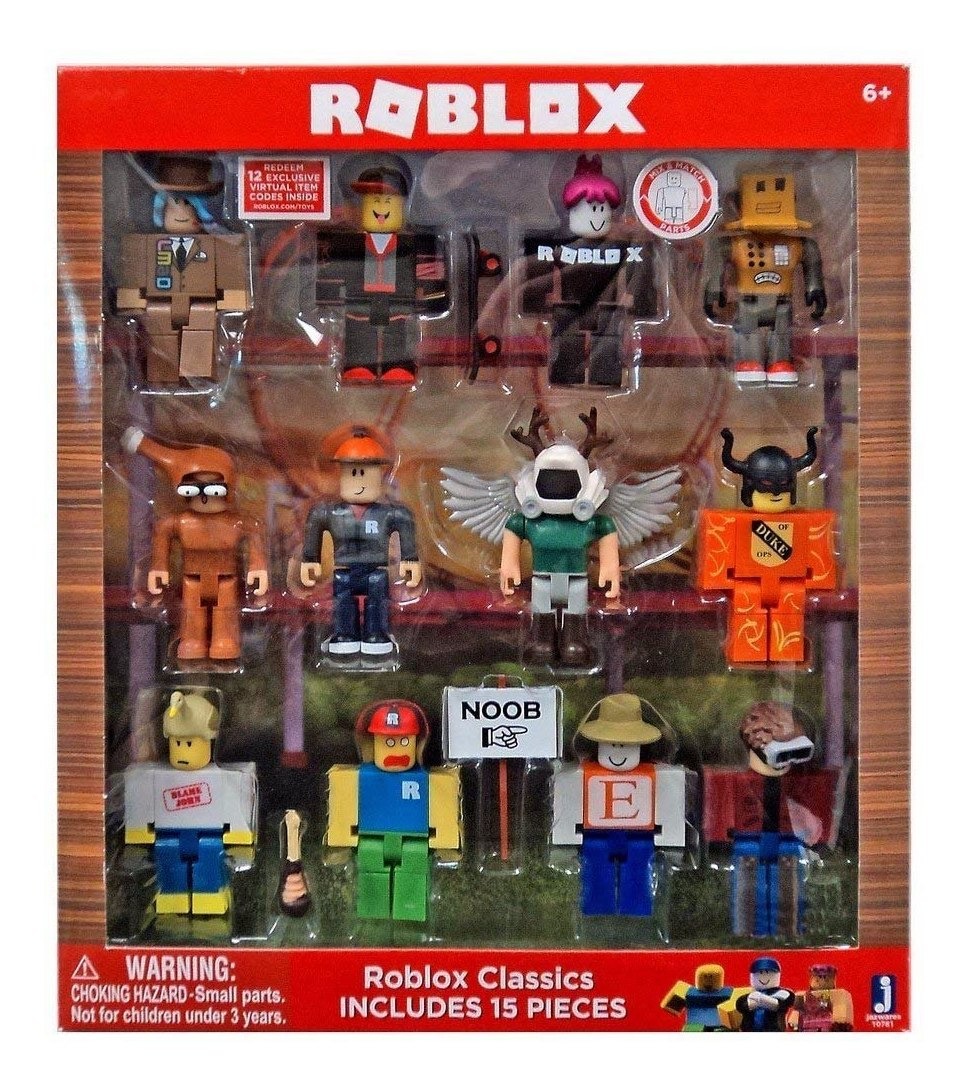 15 Bonecos Roblox Roblox Series 1 R 400 00 Em Mercado Livre - boneco do roblox roblox