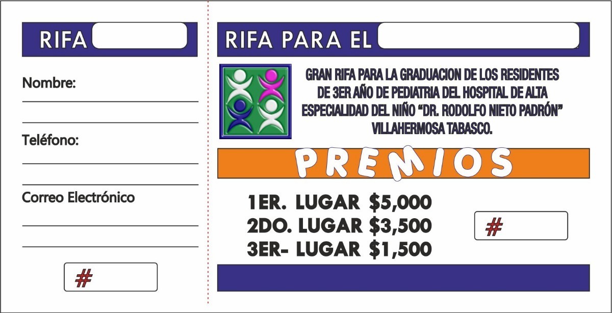 1500 Boletos Para Rifa A Color Impresion 699 00 En