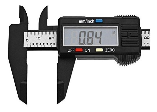 150mm//6inch LCD Digital Electronic Carbon Fiber Vernier Caliper Gauge Micrometer