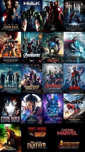 19 Peliculas Marvel Hd Español Latino (incluye Infinity 