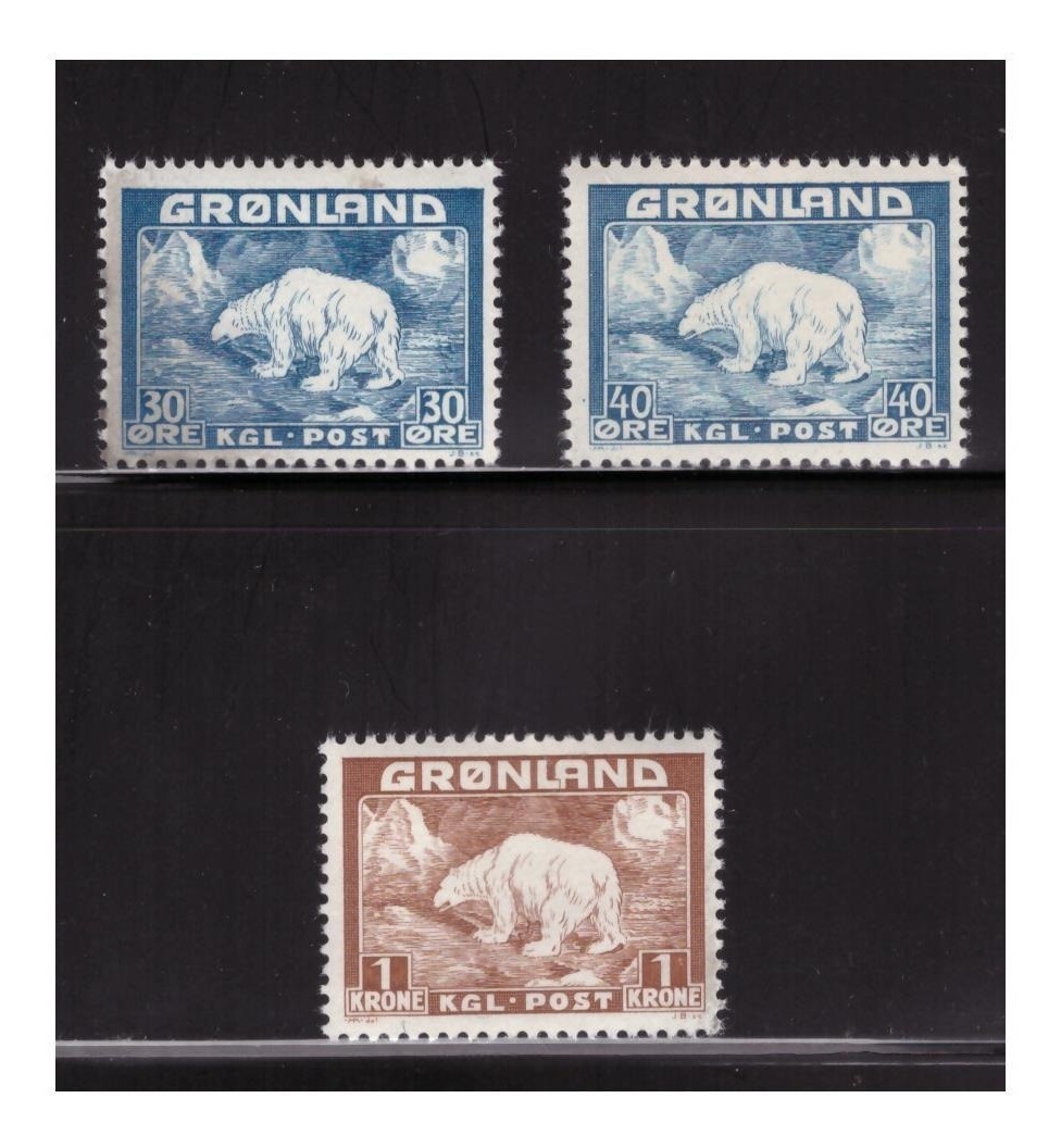 Juego con regalo de lotes de sellos - final 1938-groenlandia-oso-polar-3-sellos-postales-mnh-polo-norte-D_NQ_NP_637188-MLM40633909473_022020-F