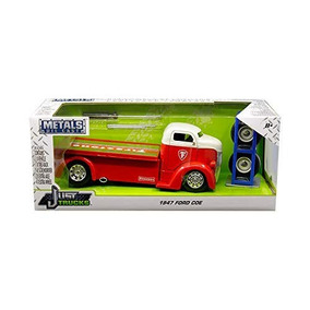 1947 White Red Con Ford Truck Coe Pickup Firestone R3jL54qA