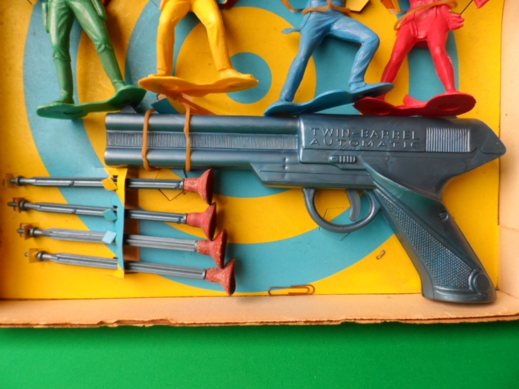 1970s Cipsa Juego De Tiro Al Blanco Con Pistola De 2 ... 1970s Cipsa Juego De Tiro Al Blanco Con Pistola De 2 ...