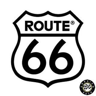 2 Adesivos Rota 66 Route 66 Alta Qualidade A Pronta 