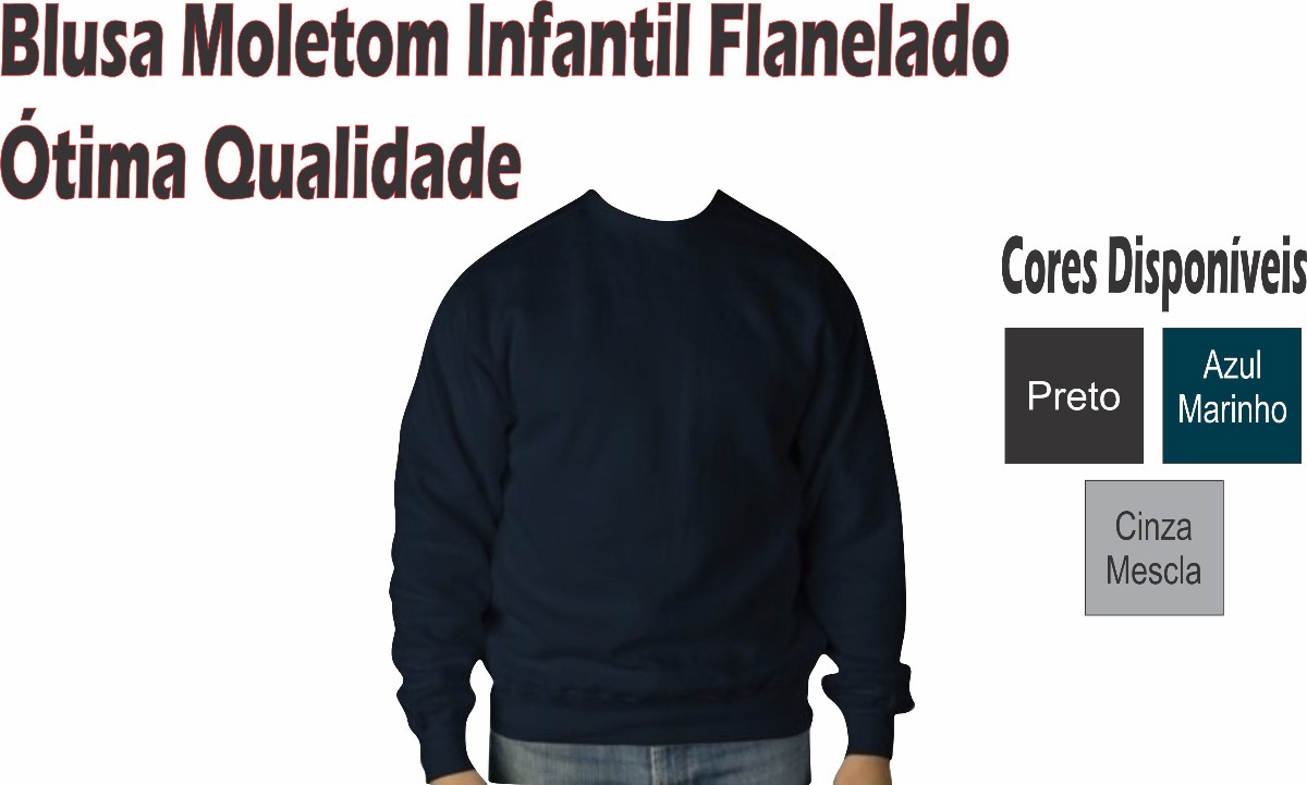 blusa de moletom basica