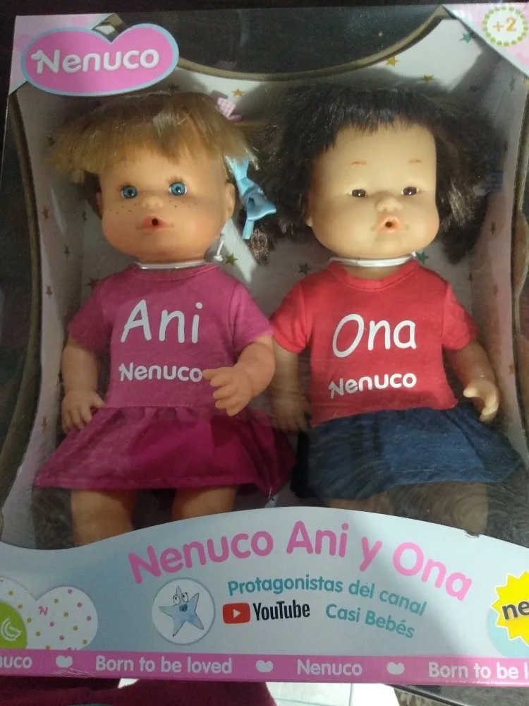 OUTFITS COLOMBIANOS | 2 Nenucos Ani Y Ona Olor Vainilla You Tube Casi Bebes Herman - $ 1,849.00