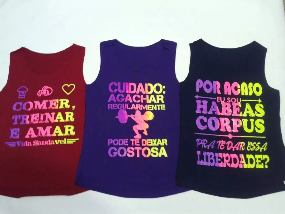 camisetas fitness feminina atacado