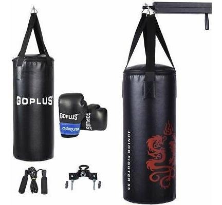 Punching Bag For Kids Guantes De Boxeo Para Niños Saco Juego Kit Bolsa Pegar NEW