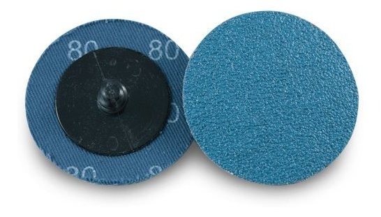 2/" 80 Grit A//O Quick Change Sanding Disc Black Hawk Type R Roloc 100 Pack