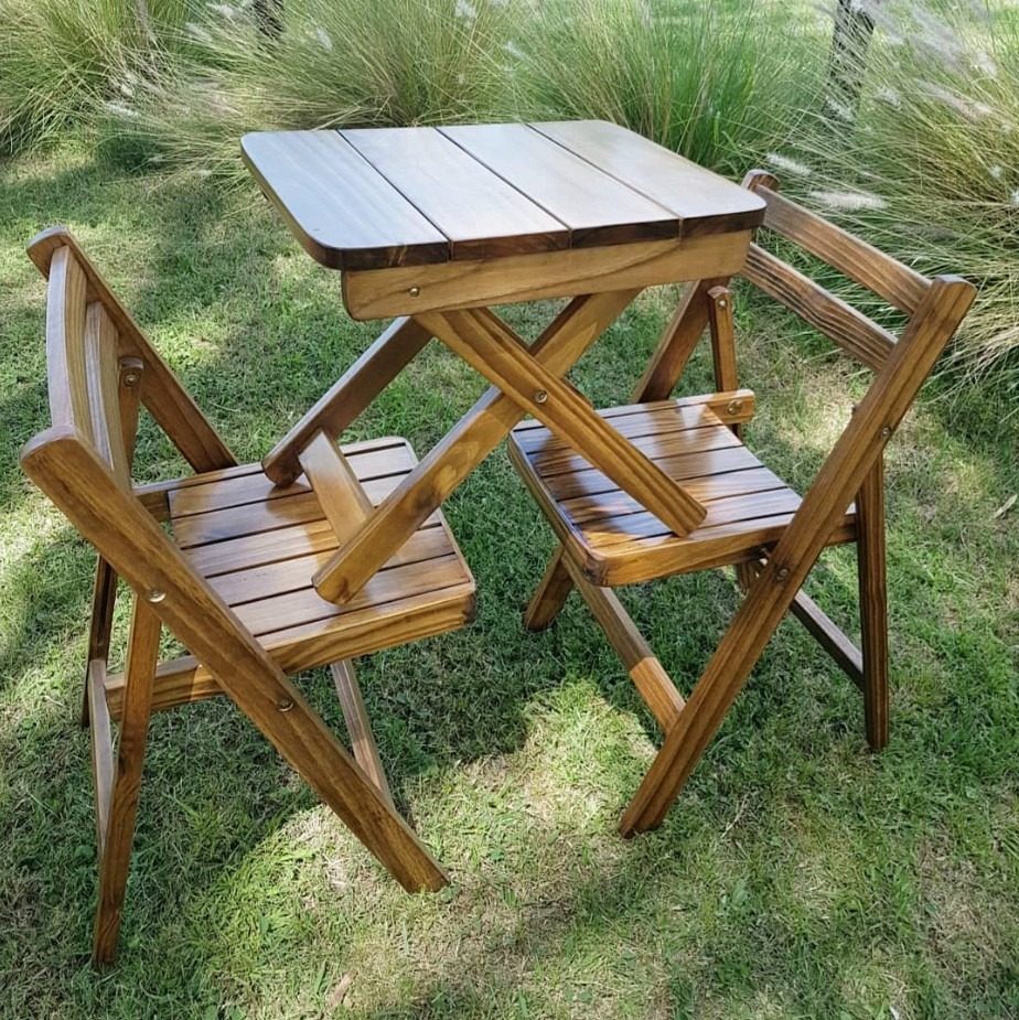Laca Con r Mesa 2 Plegable Plegables1 Mini Sillas D Ambas f7b6gy