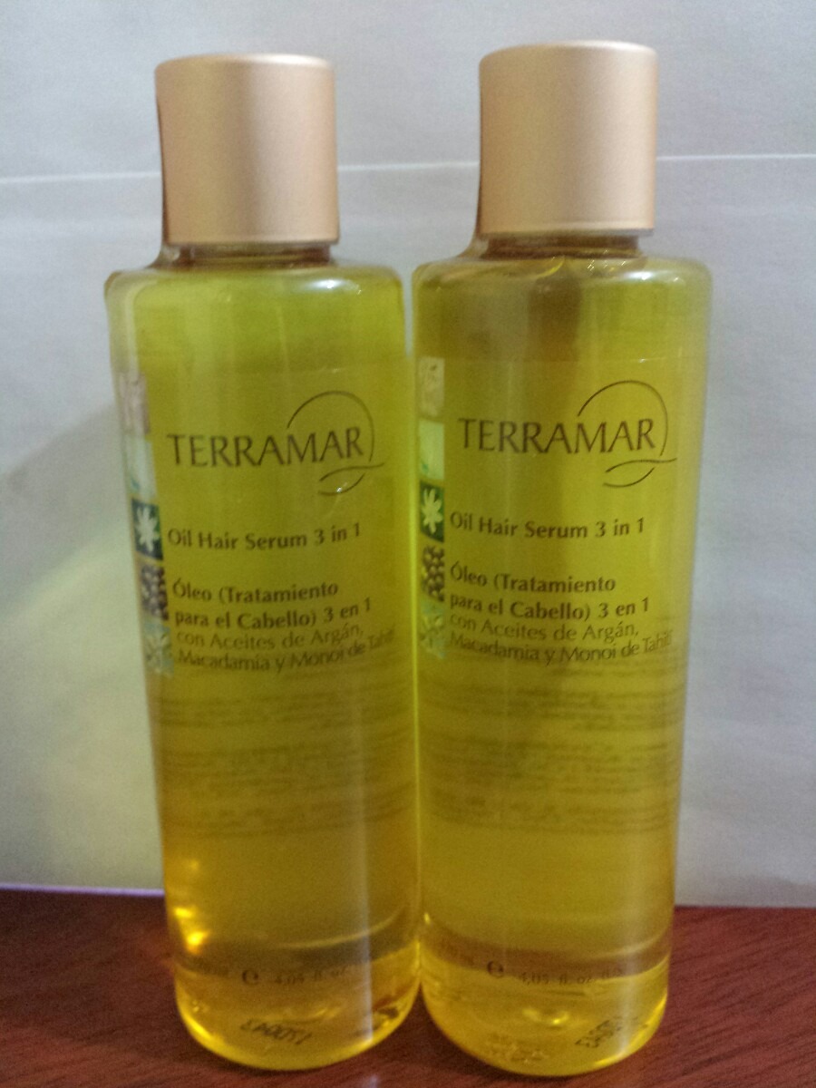 2 Terramar Óleo Con Aceite Argan Macadamia Y Monoi 120ml