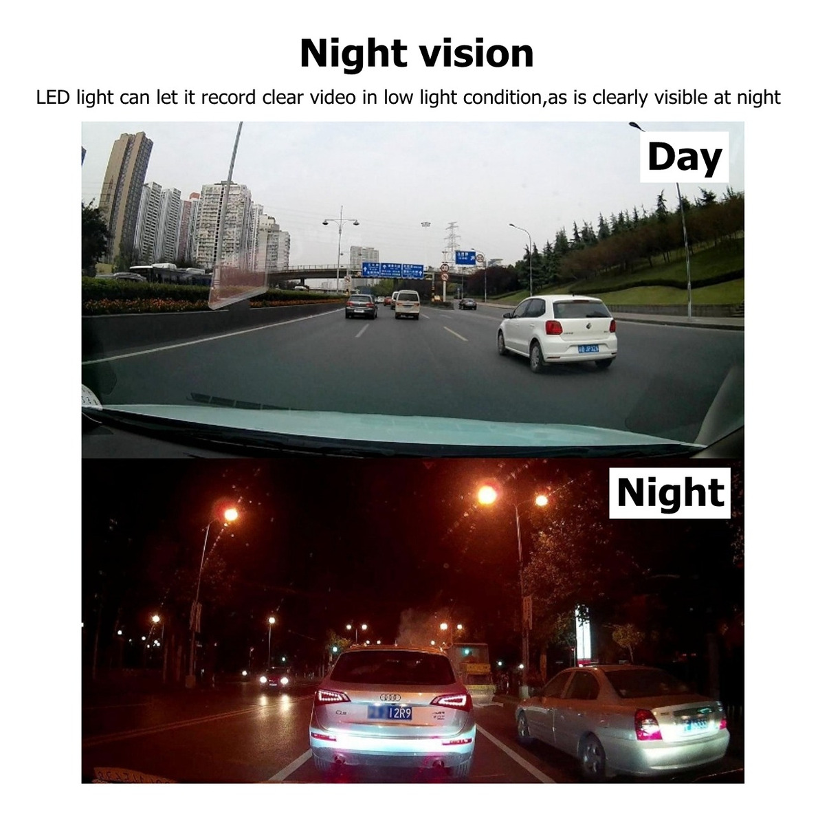 200 Mah Hd 1080 P Lente Dupla Carro Dvr 170 Grande Ângulo Vi R 200 Mah Hd 1080 P Lente Dupla Carro Dvr