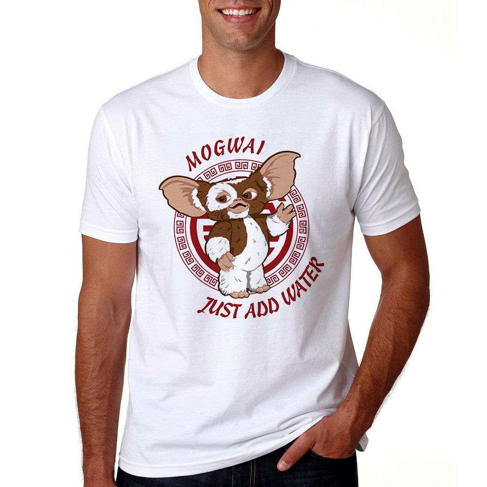 Casual O Gremlins Hombres 2018 Camiseta Verano Cuello Gizmo vIYbf6gy7