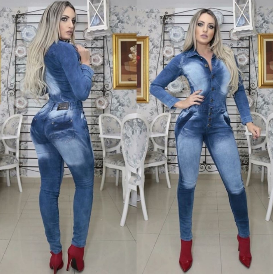 macacão jeans 2018