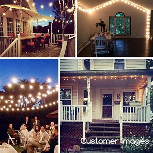 25ft Globe Patio String Lights With 25 Clear G40 Bulbs Ul L Clear G40 Bulbs Ul L