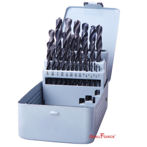 Taladro de Mano de la Precisi/ón con 10 pcs pedacitos de Taladro de la Torcedura HSS