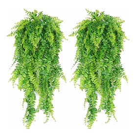 2pcs Artificial Hanging Vines Ferns Plants Ivy Leaves