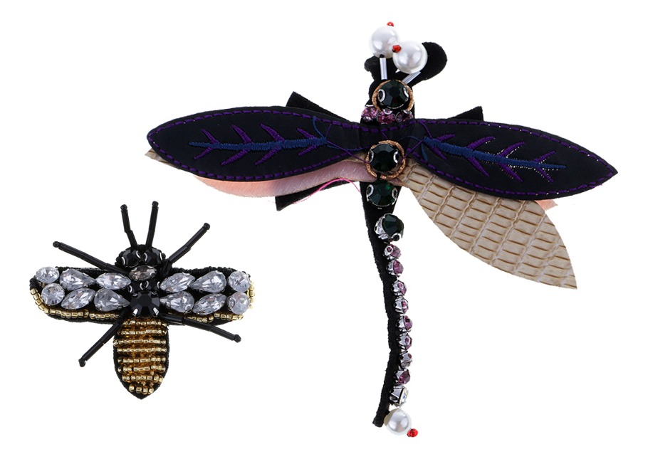 Abeja Aplique para Ropa de Mu/ñecas Zapatos Sombrero Hermoso Dise/ño Proyectos de Costura MagiDeal 4 Piezas Parches de Forma Lib/élula