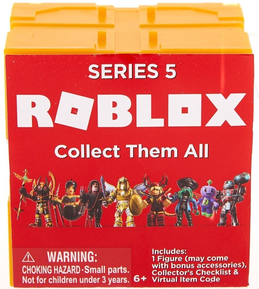 3 Cajitas Roblox Series 5 Mystery Pack Gold Cube Original - new roblox toys series 5