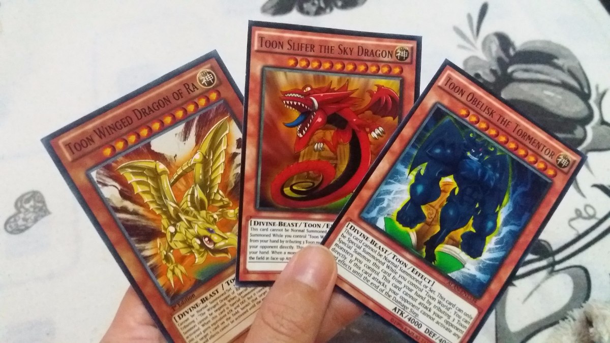 3 Deuses Egpicios Da Fantasia Yugioh - R$ 15,00 em Mercado 