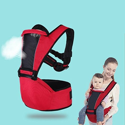 Nimnik Premium ergonómico de cadera asiento bebé portador Back Pack 4 en 1 delantera frente a