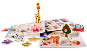 Unds Madera Juguetes Rompecabezas Armar Montessori Juego 3 uFKJT3l1c