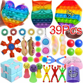 39 Peças Fidget Cube Anti Stress Toy Sensorial