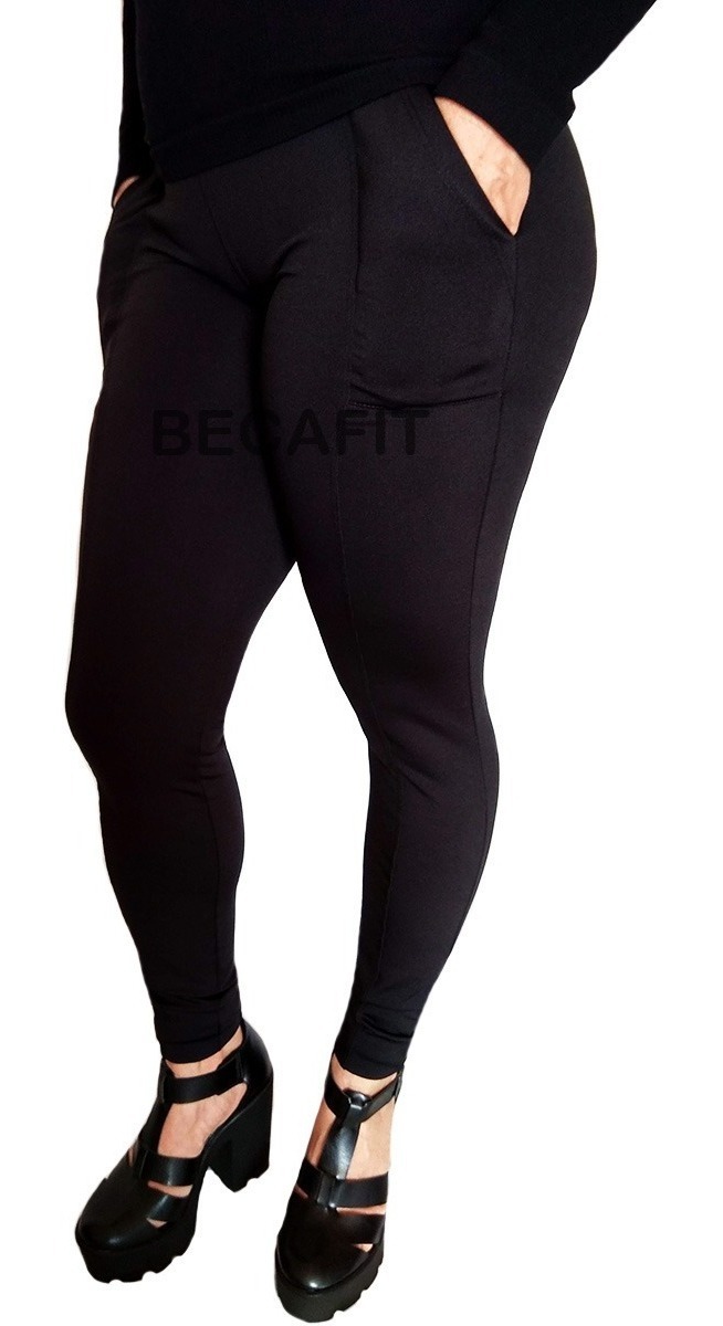 calça legging forrada inverno