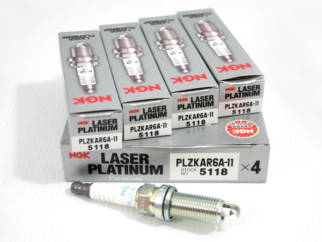 4 Bujias Ngk Láser Platinum Plzkar6a-11 Sentra, Tiida 07 ...