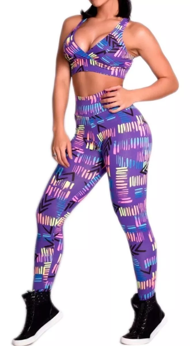 conjunto top e legging fitness