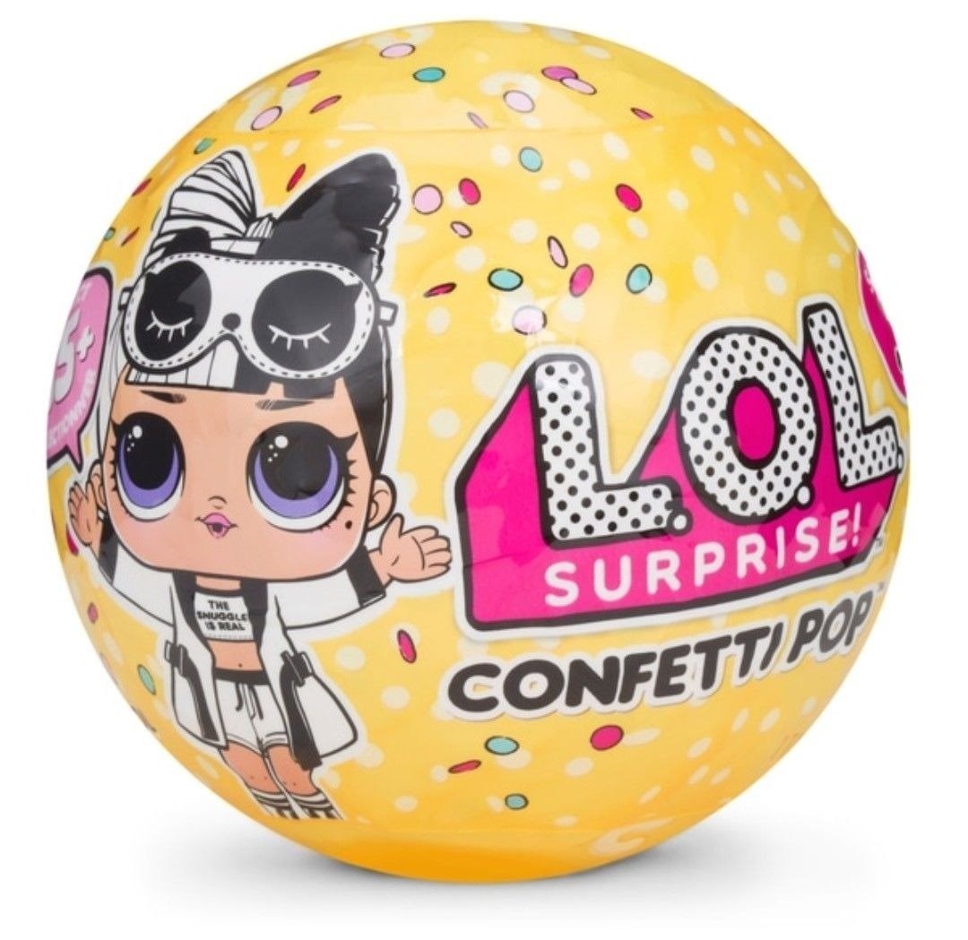 4 Lol Surprise Confetti Pop  Esfera Serie 3 Con 9 Sorpresas 